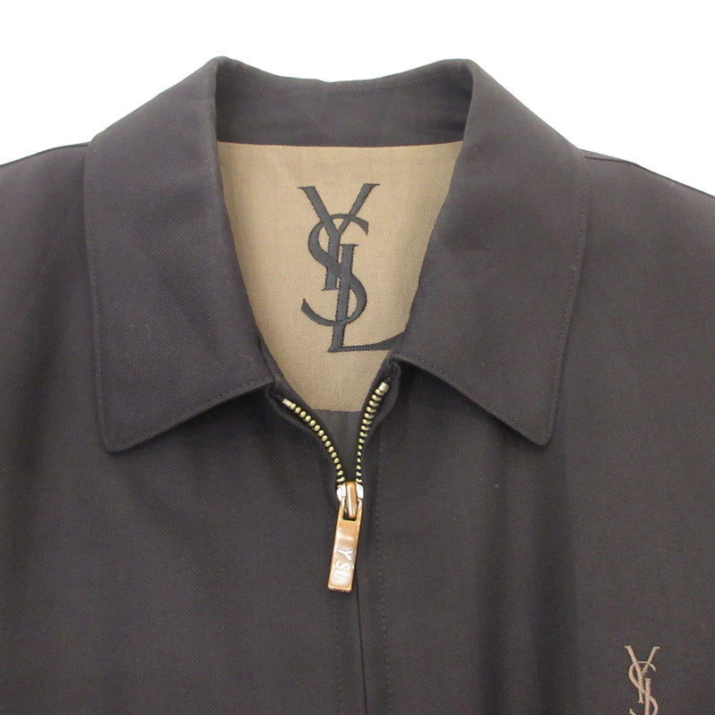 YVES SAINT LAURENT | イヴ・サンローラン スイングトップ 年式:90s~00s ブラック