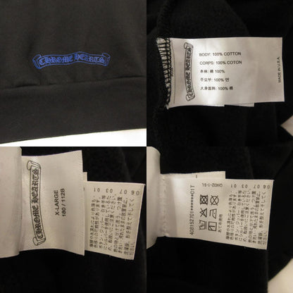 CHROME HEARTS | クロムハーツ VERTICAL LOGO HOODIE パーカー 国内正規タグ ブラック サイズ：XL