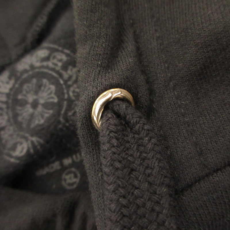 CHROME HEARTS | クロムハーツ VERTICAL LOGO HOODIE パーカー 国内正規タグ ブラック サイズ：XL