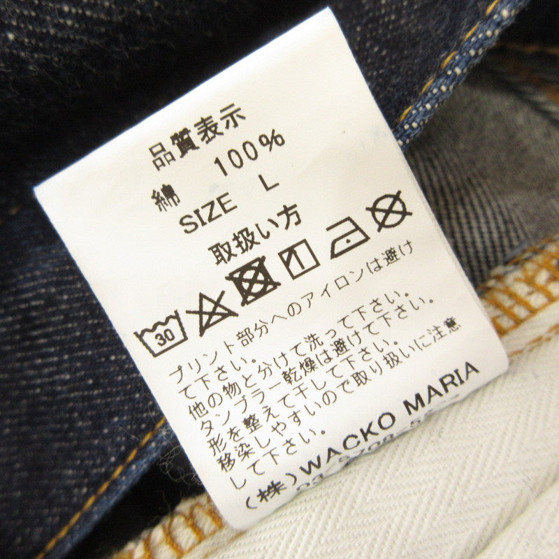 WACKOMARIA | ワコマリア デニムパンツ ×BlackEyePatch ネイビー サイズ：L