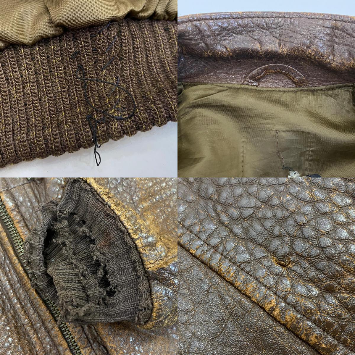 【中古】AVIREX | アヴィレックス B-7 レザー 3120 ブラウン サイズ：36【姫路東店】