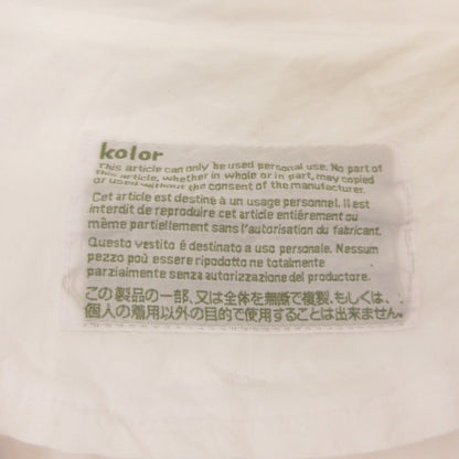 kolor | カラー 半袖シャツ 24SCM-B05112 ホワイト サイズ：3