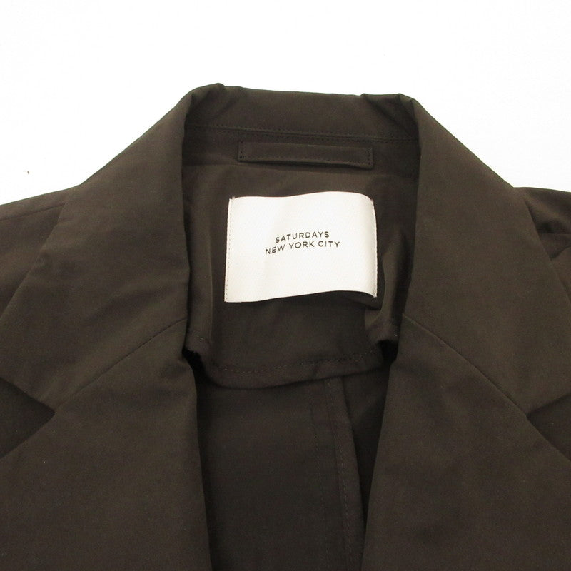 SATURDAYS NYC | サタデーズ　サタデイズ Mirza Easy Wear Blazer テーラードジャケット BBV16020 ブラウン サイズ：M