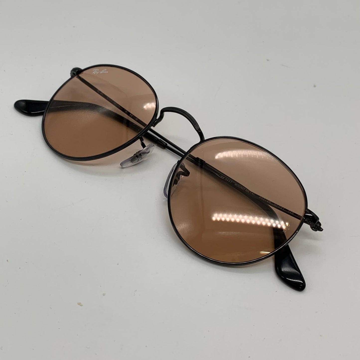 【中古】RAY BAN | レイバン Round Metal サングラス RB3447 ｻｲｽﾞ:50□21 ブラック【姫路東店】