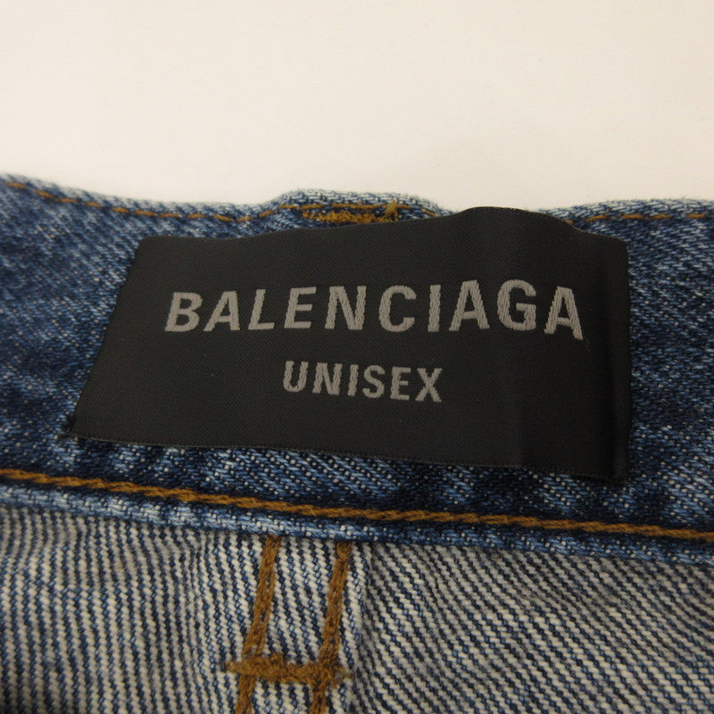 BALENCIAGA | バレンシアガ LOOSE FIT DENIM PANTS デニムパンツ 736540 国内正規品 ブルー サイズ：S