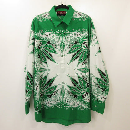 GUCCI | グッチ Sailor Bandana Print Shirt 長袖シャツ 787530 国内正規品 サイズ：50