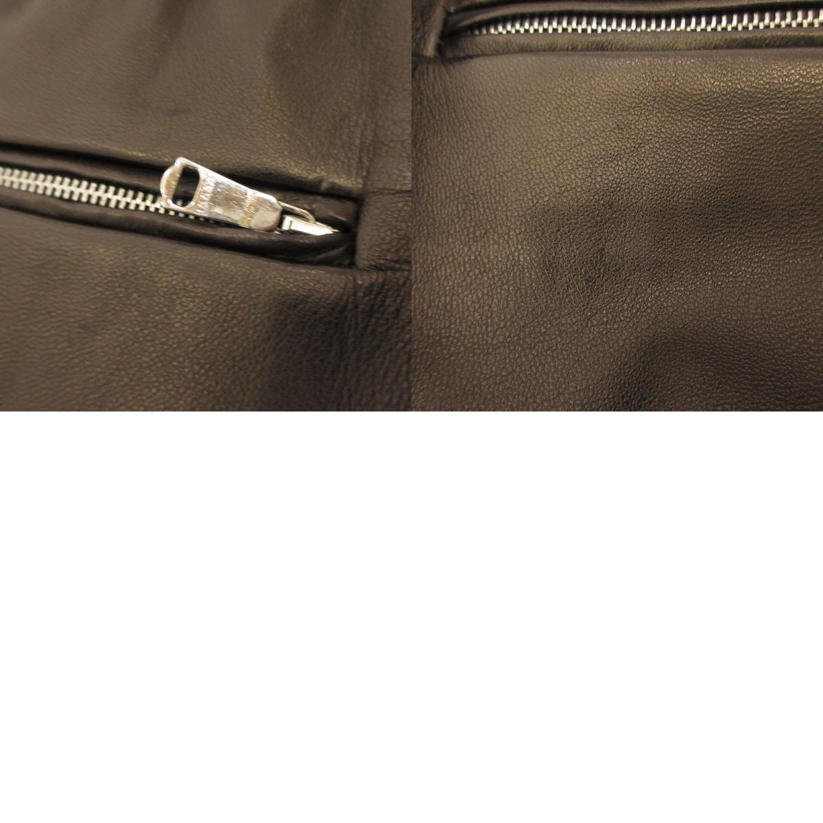 GUCCI | グッチ パンツ 738235 国内正規品　羊革 ブラック サイズ：46