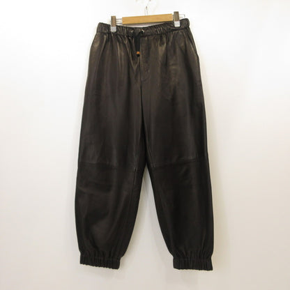 GUCCI | グッチ パンツ 738235 国内正規品　羊革 ブラック サイズ：46