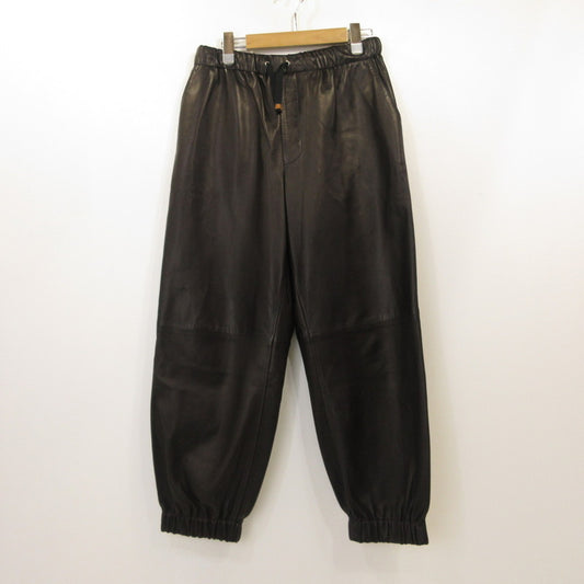 GUCCI | グッチ パンツ 738235 国内正規品　羊革 ブラック サイズ：46