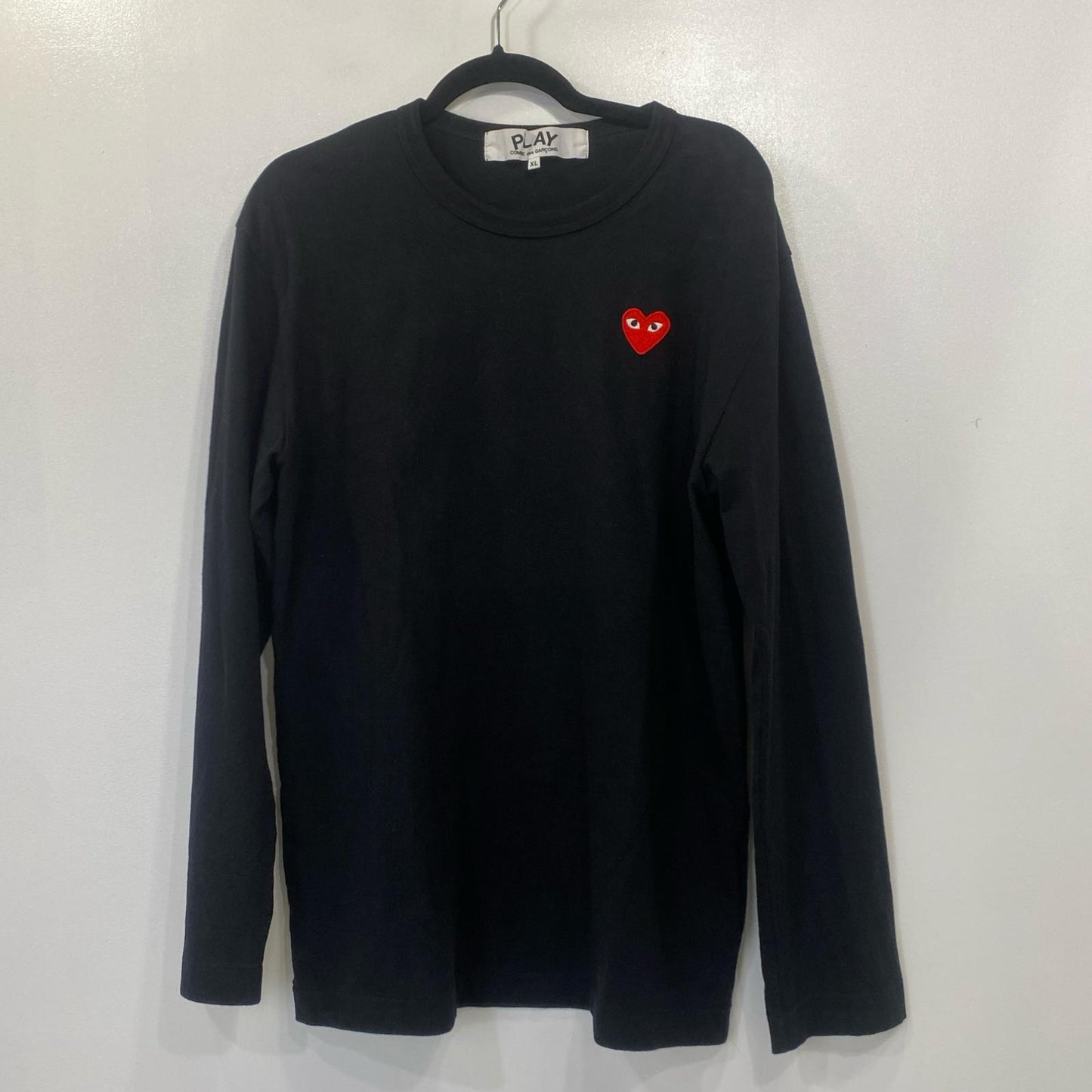PLAY COMME des GARCONS | プレイコムデギャルソン 長袖Ｔシャツ AZ-T118 ブラック サイズ：XL