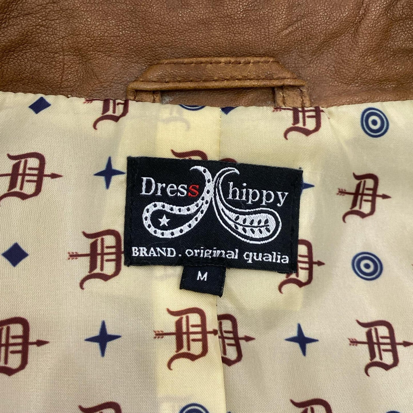 DRESS HIPPY | ドレスヒッピー レザー ブラウン サイズ：M
