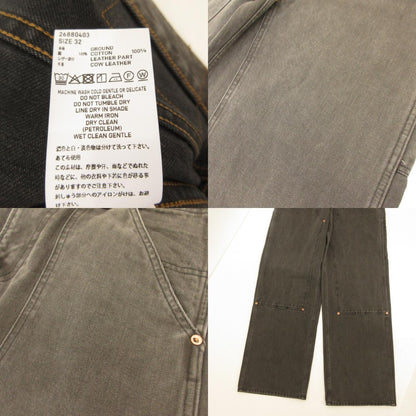 SUGARHILL | シュガーヒル MODERN DENIM PAINTER パンツ 26880403 ×CAR SERVICE ブラック サイズ：32
