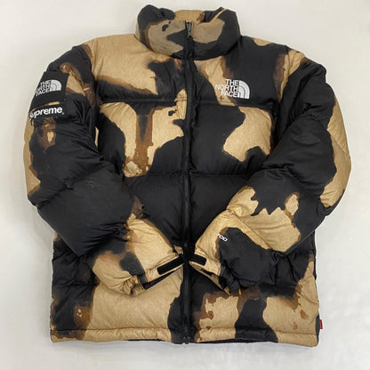 【中古】Supreme | シュプリーム Bleached Denim Print Nuptse Jacket ダウンジャケット ND52100I 2021A/W サイズ：M【姫路東店】