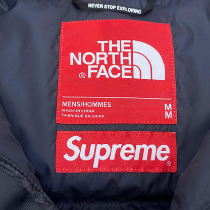 【中古】Supreme | シュプリーム Bleached Denim Print Nuptse Jacket ダウンジャケット ND52100I 2021A/W サイズ：M【姫路東店】