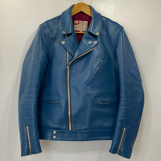 ADDICT CLOTHES | アディクトクローズ AD-03 BRITISH ASYMMETRY JACKET ライダースジャケット ブルー サイズ：38【姫路東店】