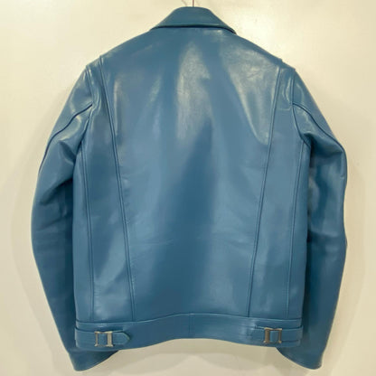 ADDICT CLOTHES | アディクトクローズ AD-03 BRITISH ASYMMETRY JACKET ライダースジャケット ブルー サイズ：38【姫路東店】