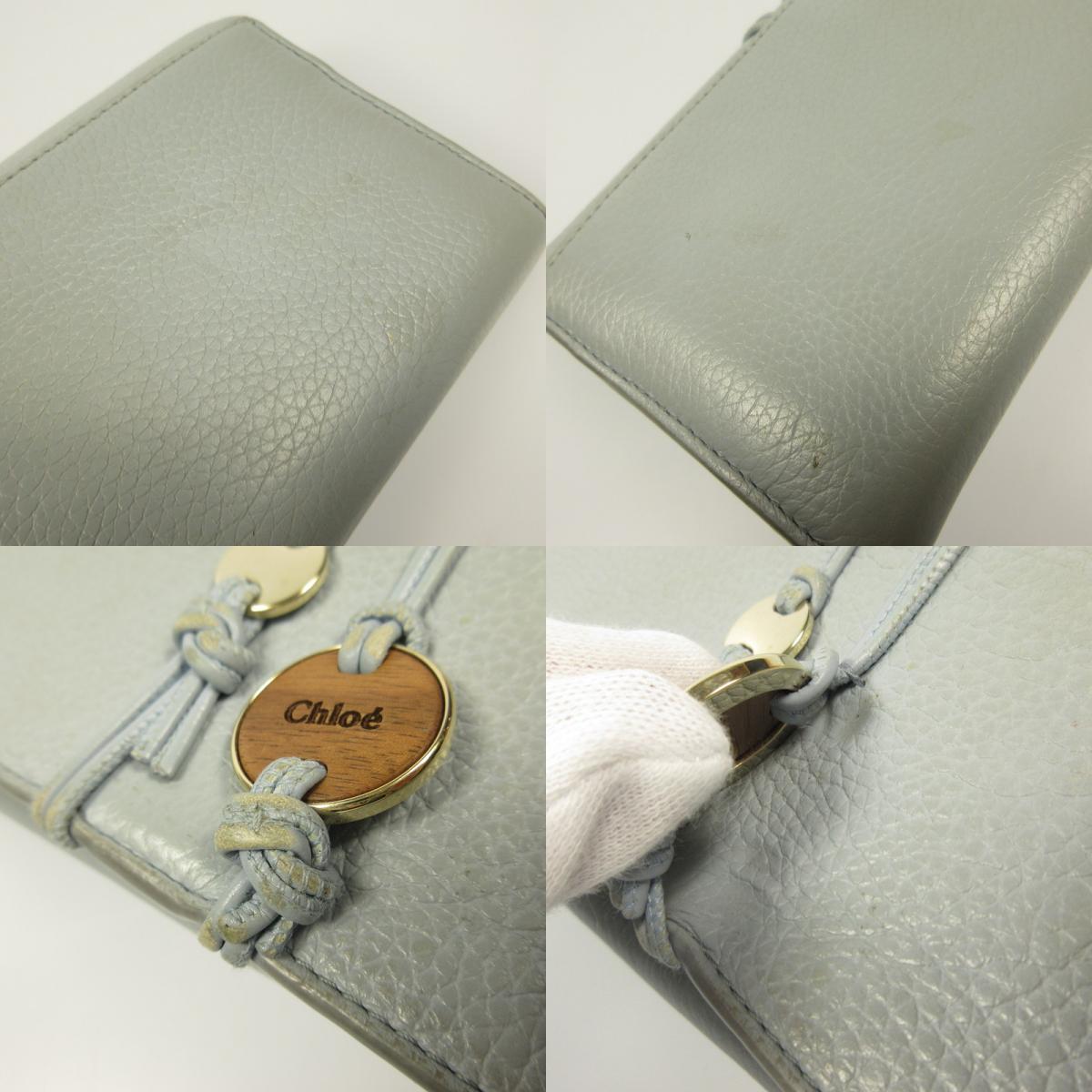 Chloe | クロエ MALOU 二つ折り財布 CHC22AP331I11469 ブルー