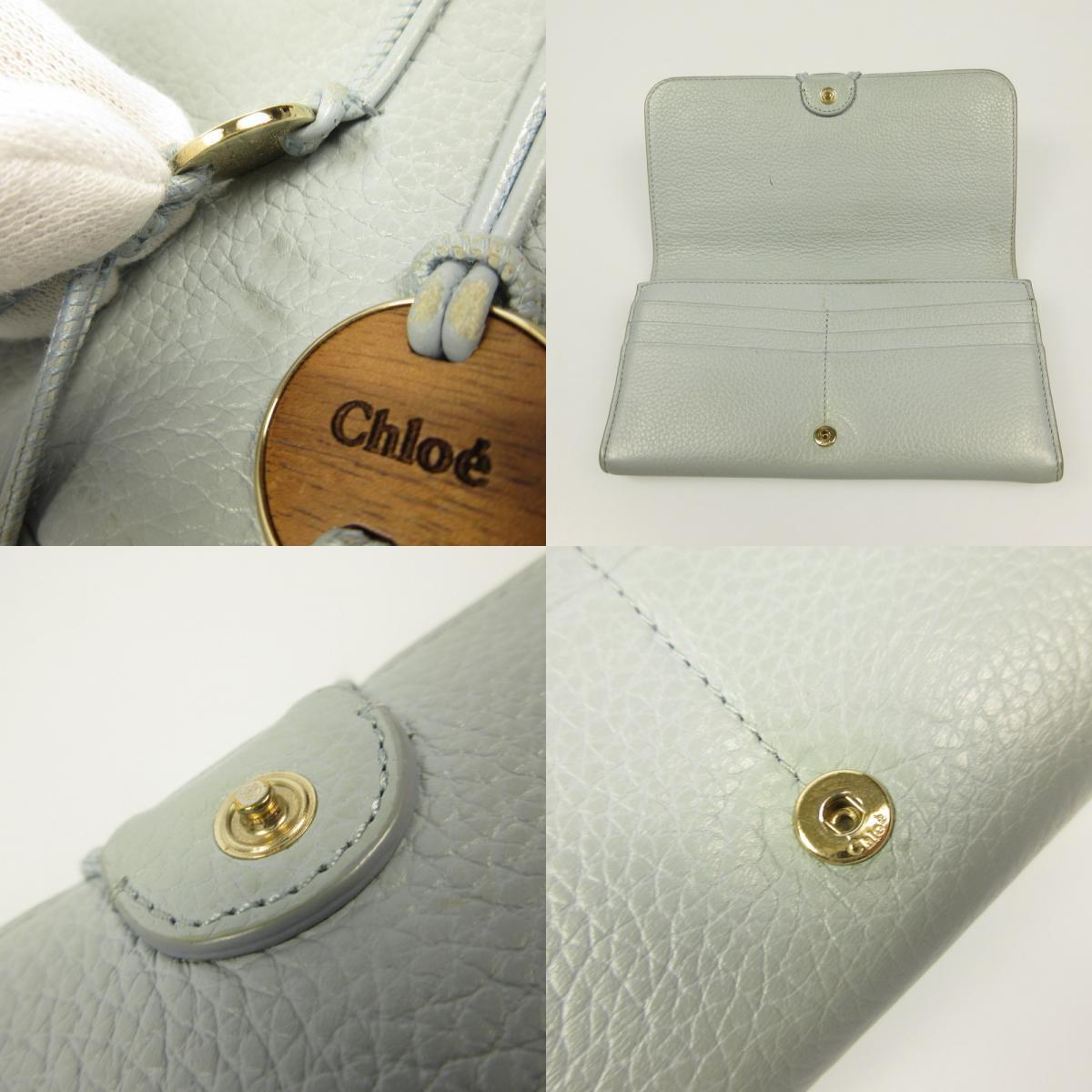 Chloe | クロエ MALOU 二つ折り財布 CHC22AP331I11469 ブルー