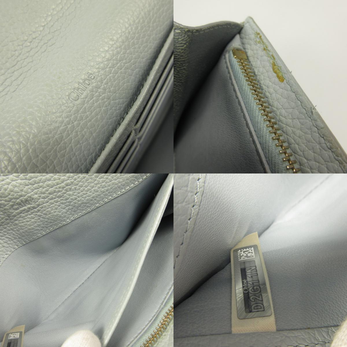 Chloe | クロエ MALOU 二つ折り財布 CHC22AP331I11469 ブルー