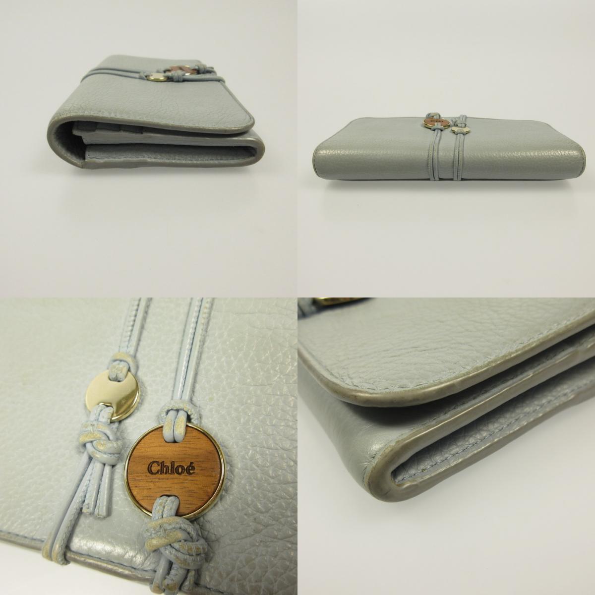 Chloe | クロエ MALOU 二つ折り財布 CHC22AP331I11469 ブルー