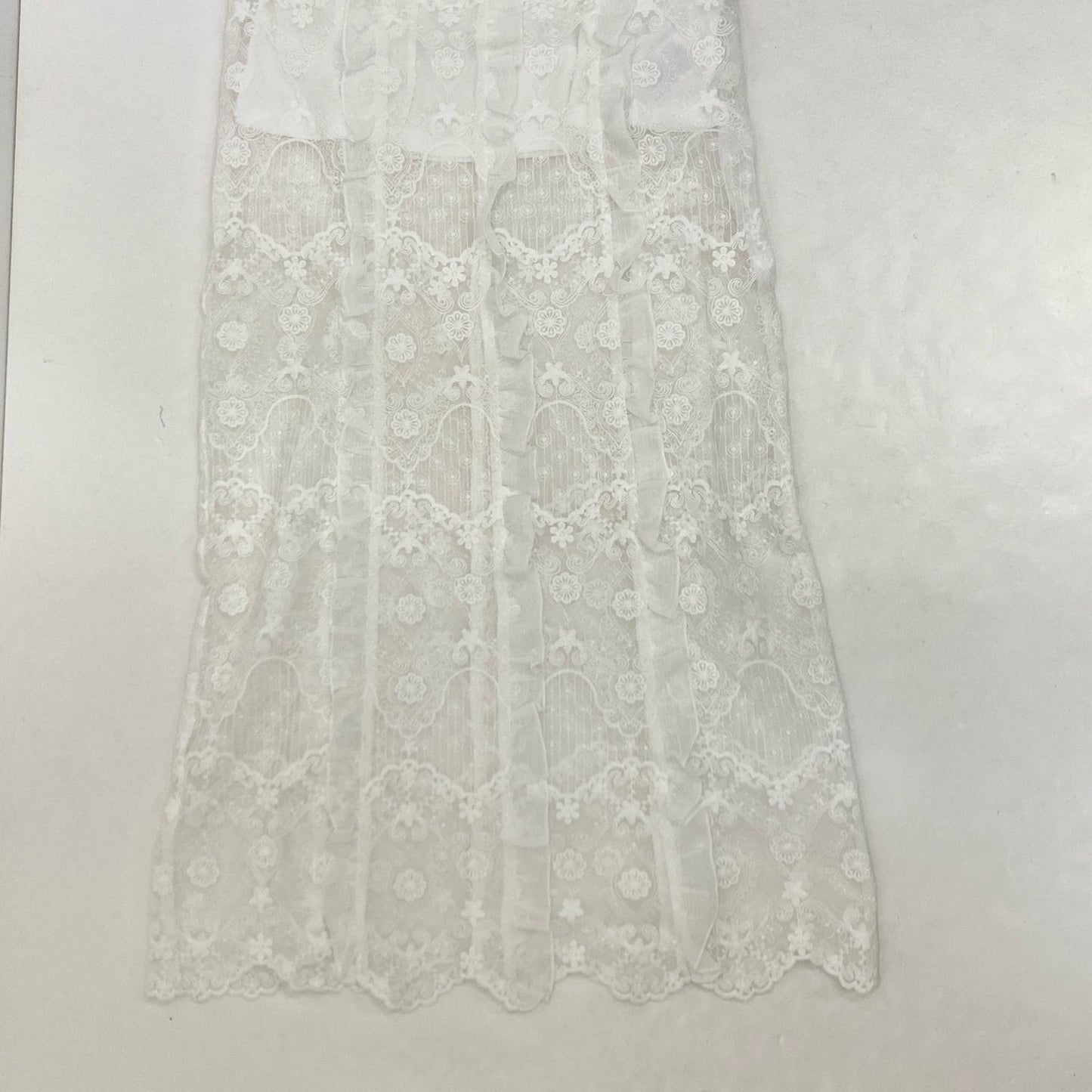 Darich | ダーリッチ ベビーフリルロングワンピース ワンピース 112514001 2025S/S ホワイト【姫路東店】