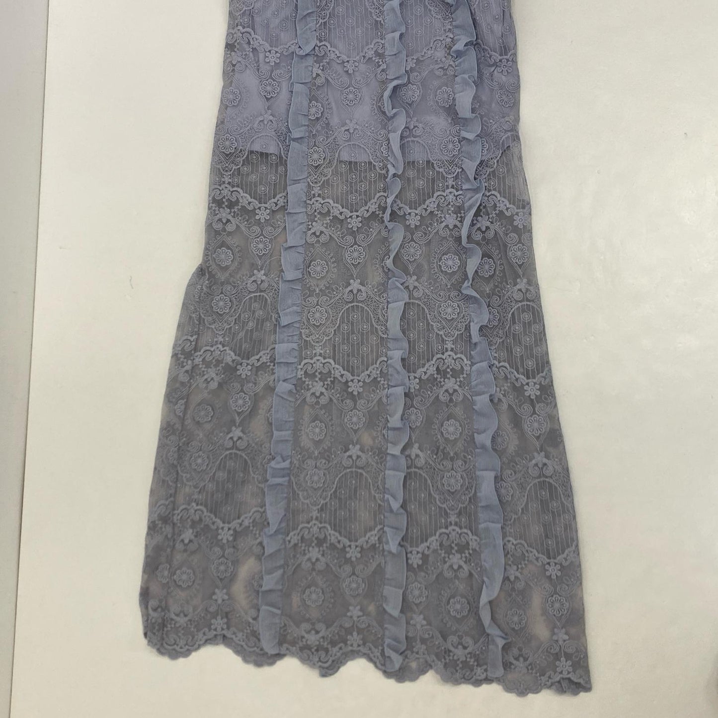 Darich | ダーリッチ ベビーフリルロングワンピース ワンピース 112514001 2025S/S ブルー【姫路東店】