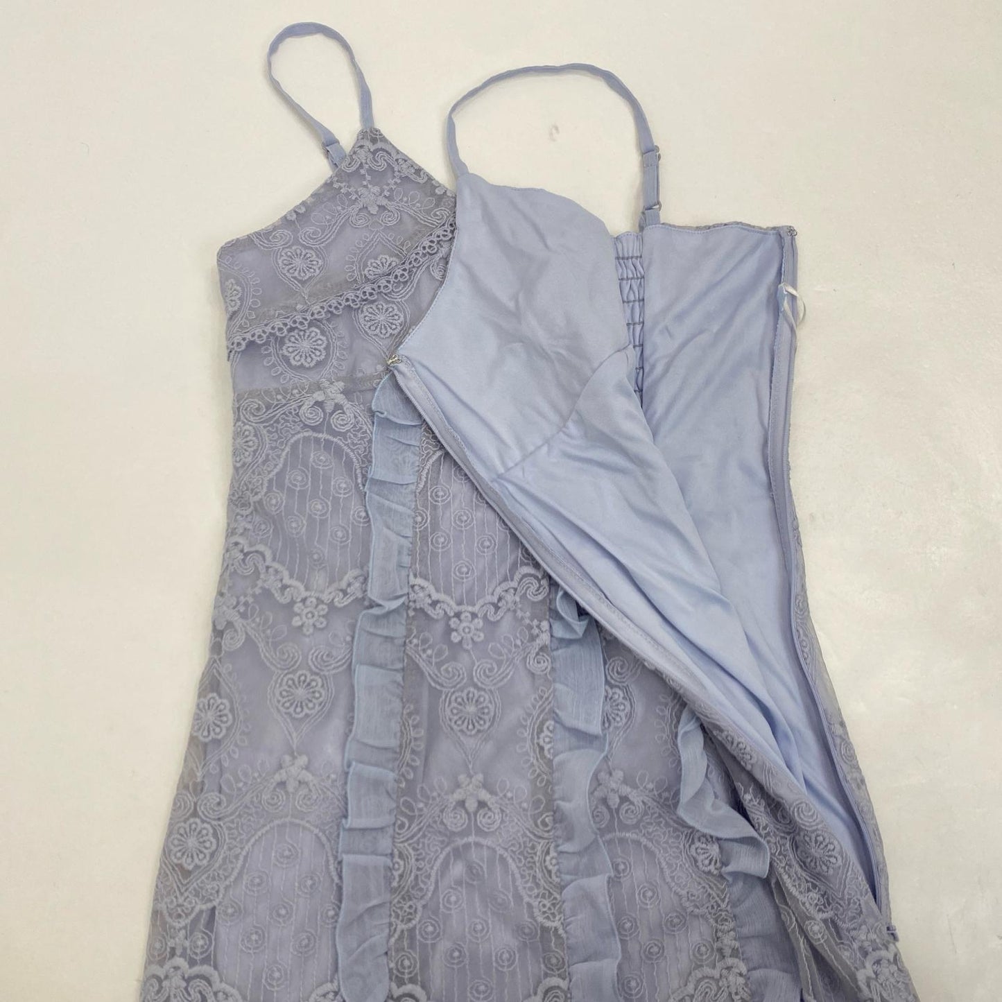 Darich | ダーリッチ ベビーフリルロングワンピース ワンピース 112514001 2025S/S ブルー【姫路東店】