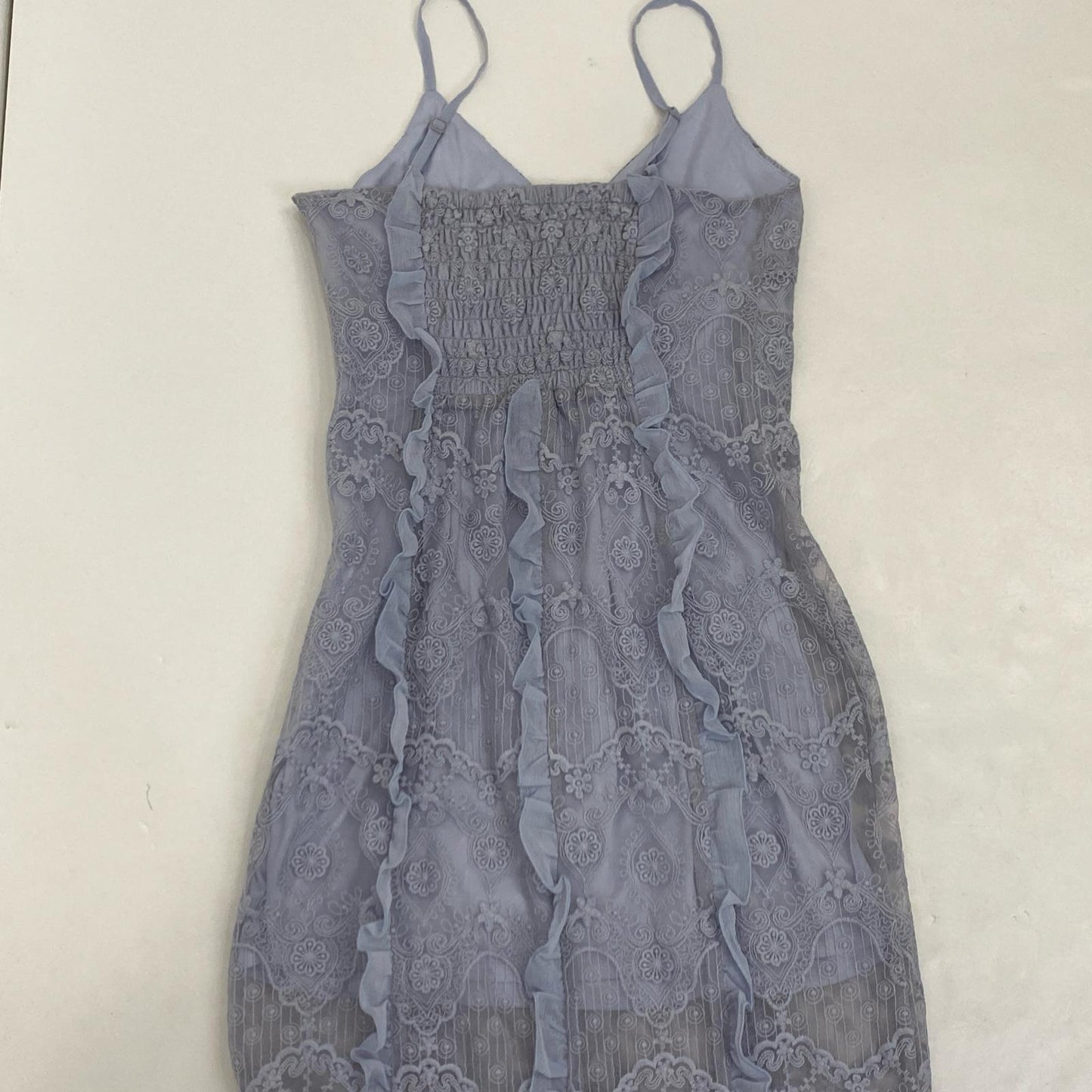 Darich | ダーリッチ ベビーフリルロングワンピース ワンピース 112514001 2025S/S ブルー【姫路東店】