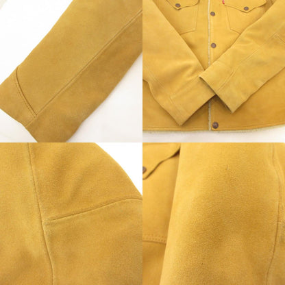 【中古】Levi's VintageClothing | リーバイスヴィンテージクロージング スエードシェルパトラッカー レザー 748830000 イエロー サイズ：S【姫路東店】