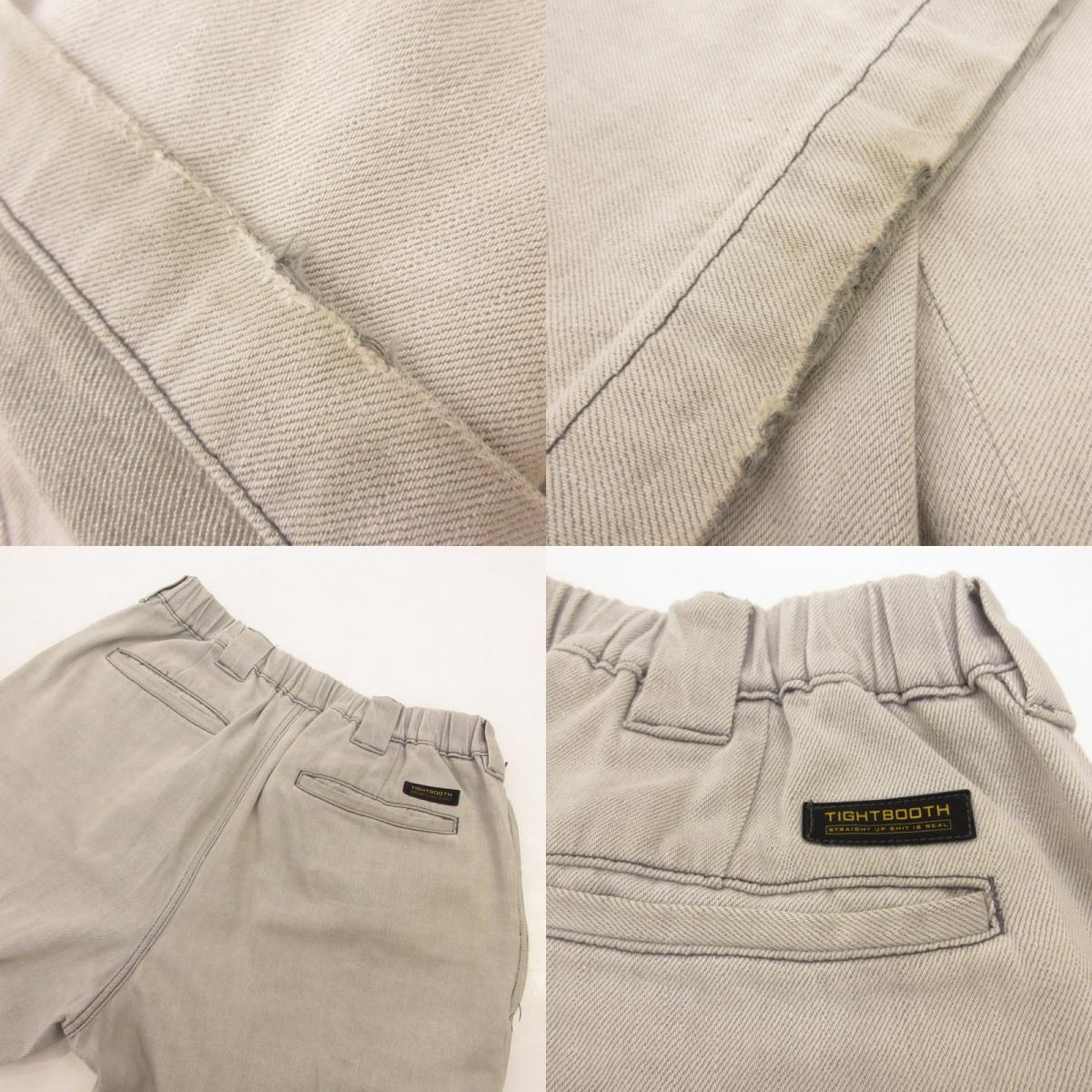 TIGHTBOOTH PRODUCTION | タイトブースプロダクション DENIM BAGGY SLACKS デニムパンツ グレー サイズ：M【姫路東店】