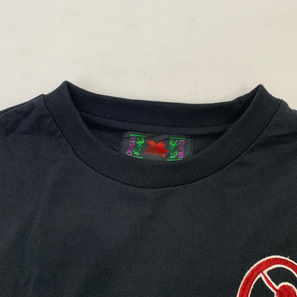 【中古】錦 | ニシキ 式波(惣流)アスカ・ラングレー×扇桜家紋 半袖Ｔシャツ 58231 ブラック サイズ：L【姫路東店】