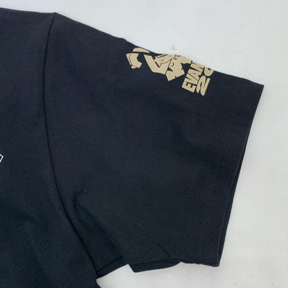 【中古】錦 | ニシキ 式波(惣流)アスカ・ラングレー×扇桜家紋 半袖Ｔシャツ 58231 ブラック サイズ：L【姫路東店】