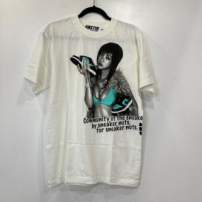 KIKS TYO | キックスティーワイオー ほしのあき×Tiffany DUNK 半袖Ｔシャツ 00s ホワイト サイズ：L【姫路東店】