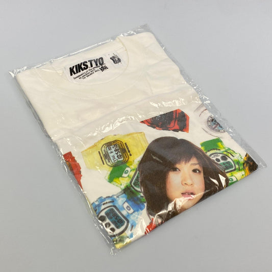 【中古】KIKS TYO | キックスティーワイオー ほしのあき×G-SHOCK 25周年 半袖Ｔシャツ 00s ホワイト サイズ：L【姫路東店】