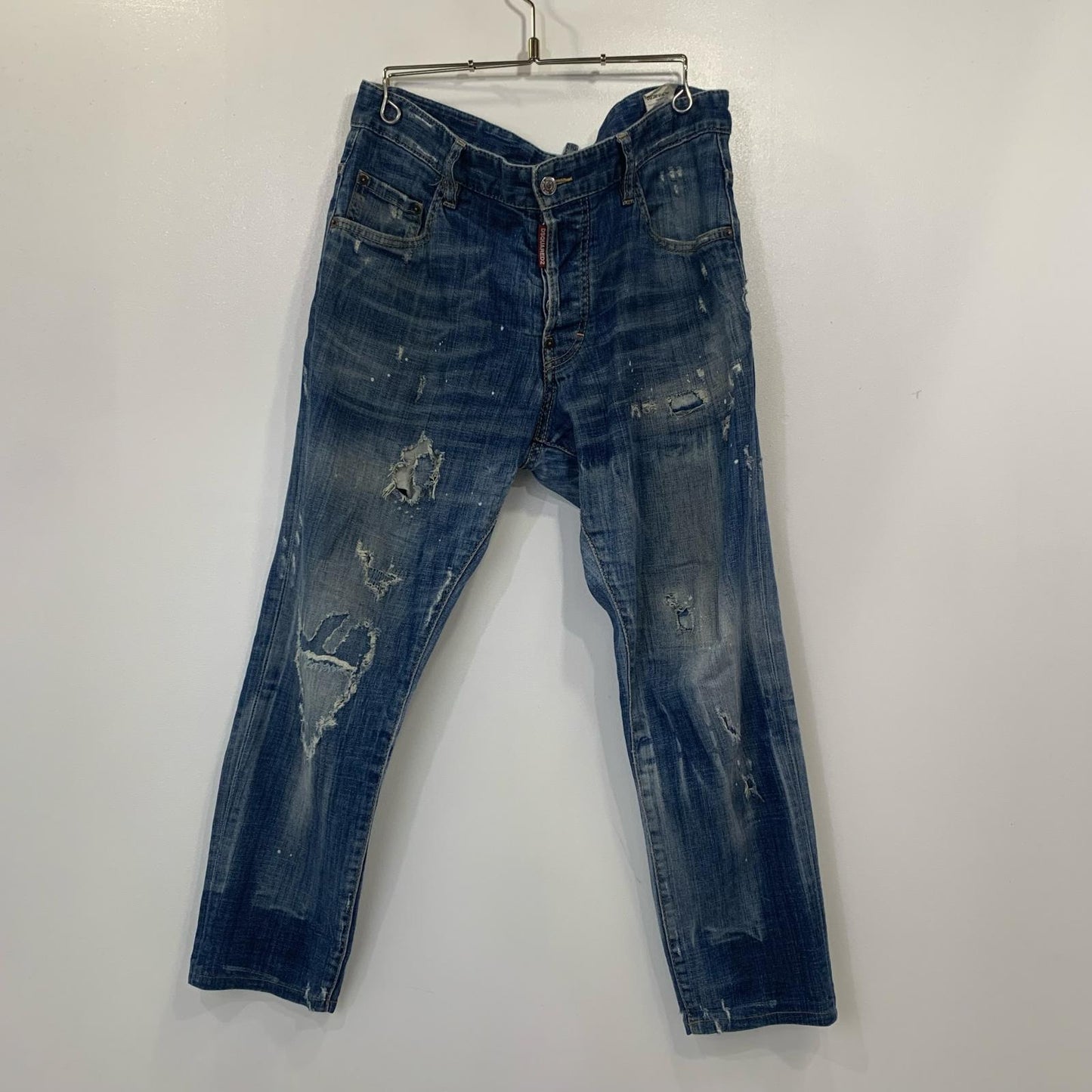 【中古】DSQUARED2 | ディースクエアード SKATER JEANS デニムパンツ 2017S/S サイズ:48 国内正規タグ ブルー サイズ：48【姫路東店】