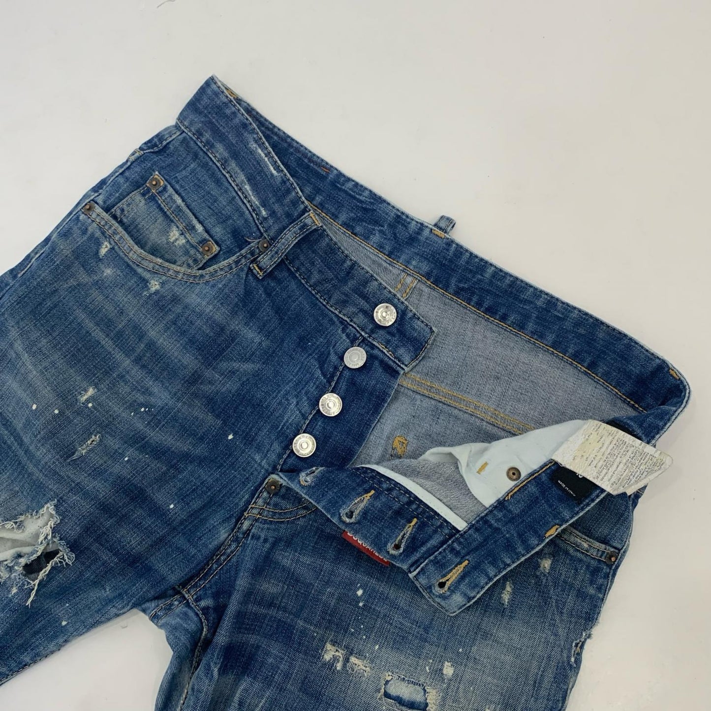 【中古】DSQUARED2 | ディースクエアード SKATER JEANS デニムパンツ 2017S/S サイズ:48 国内正規タグ ブルー サイズ：48【姫路東店】