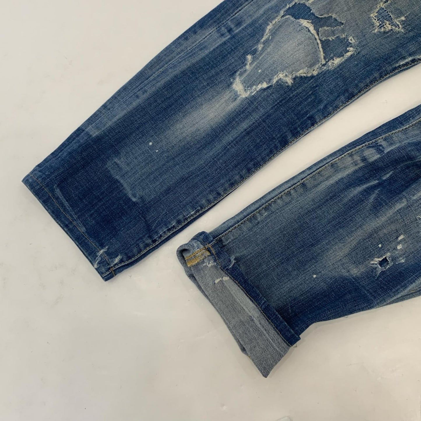 【中古】DSQUARED2 | ディースクエアード SKATER JEANS デニムパンツ 2017S/S サイズ:48 国内正規タグ ブルー サイズ：48【姫路東店】