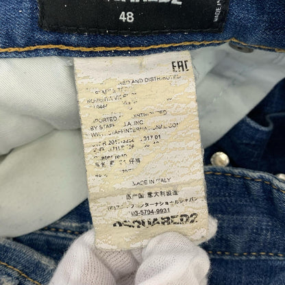 【中古】DSQUARED2 | ディースクエアード SKATER JEANS デニムパンツ 2017S/S サイズ:48 国内正規タグ ブルー サイズ：48【姫路東店】