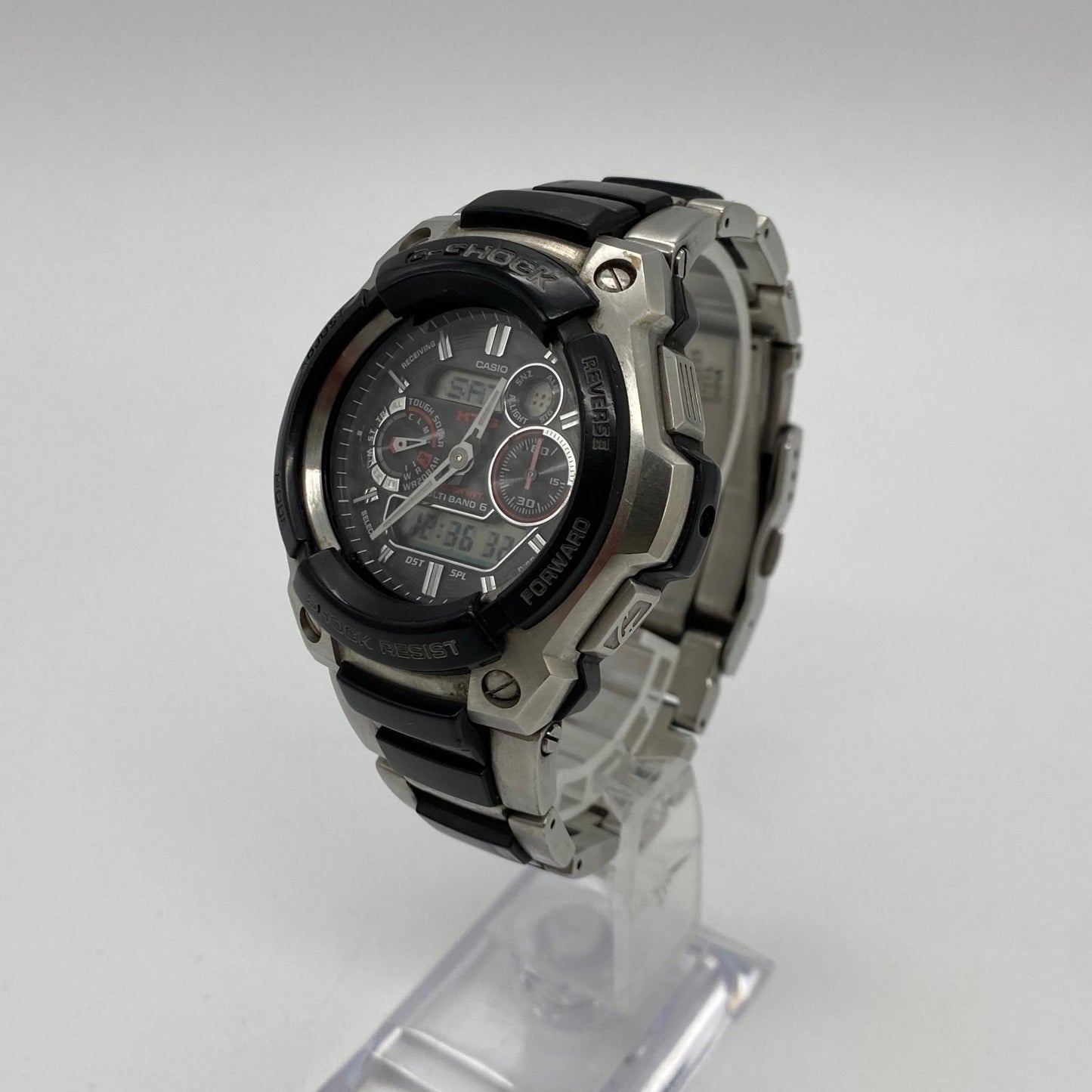 G-SHOCK | ジーショック 腕時計 MTG-1500-1AJF アナデジ電波ソーラー シルバー