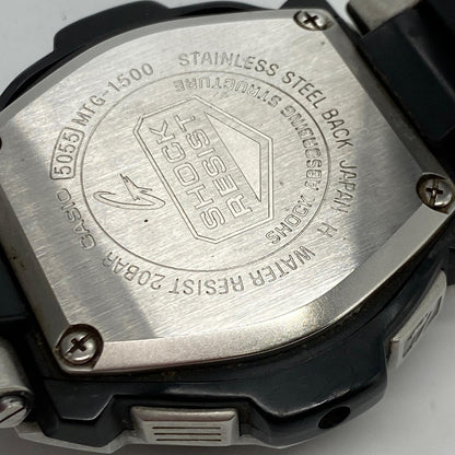 G-SHOCK | ジーショック 腕時計 MTG-1500-1AJF アナデジ電波ソーラー シルバー