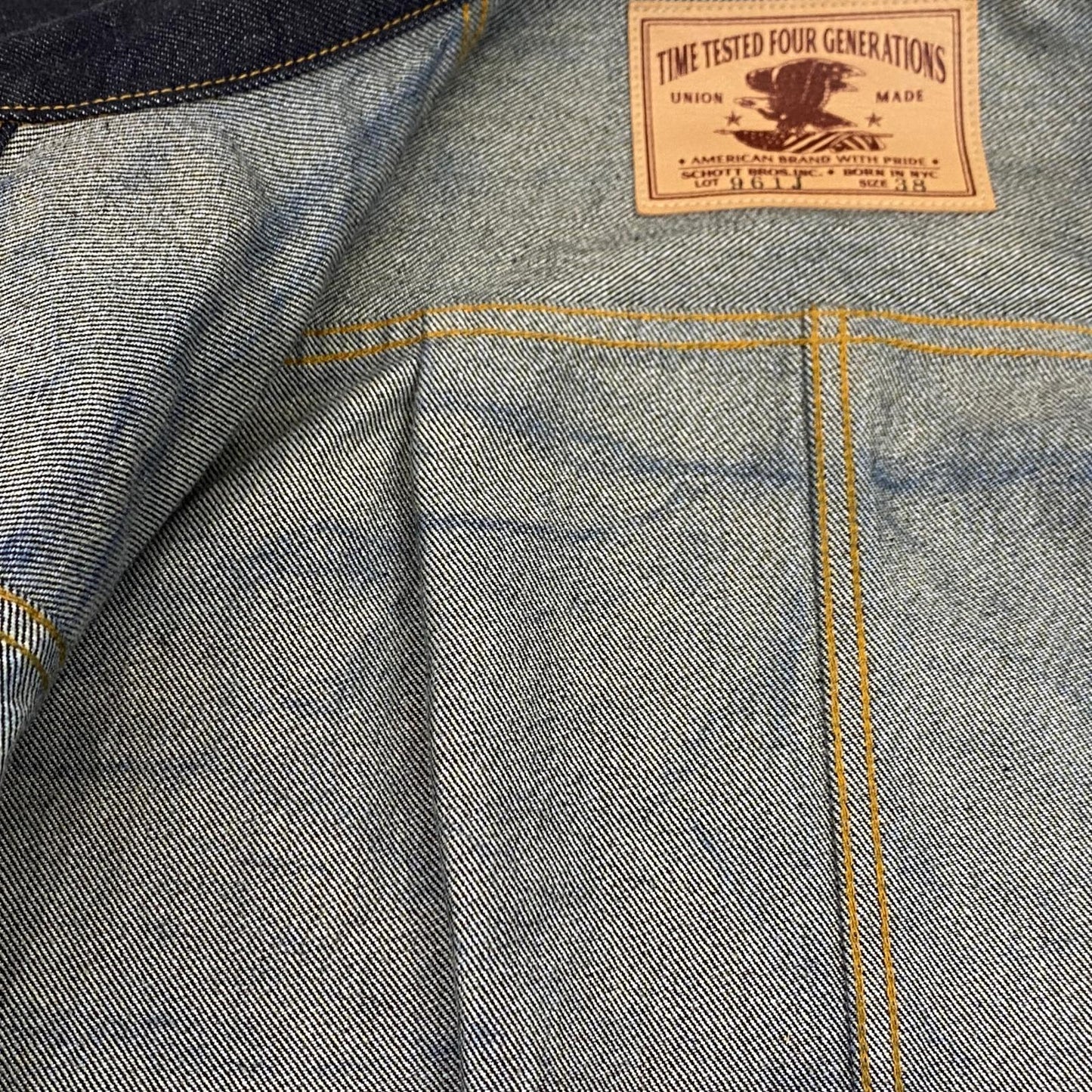 schott | ショット FP G-JKT デニム 961J ネイビー サイズ：38【姫路東店】