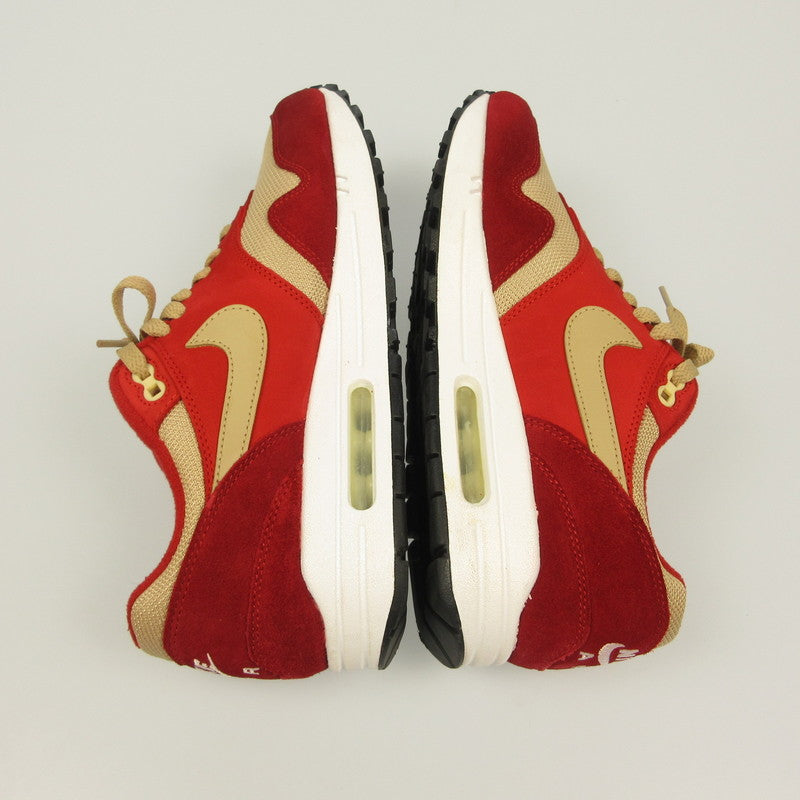 NIKE | ナイキ AIR MAX 1 PRM RETRO RED CURRY スニーカー 908366-600 レッド 26cm【姫路東店】