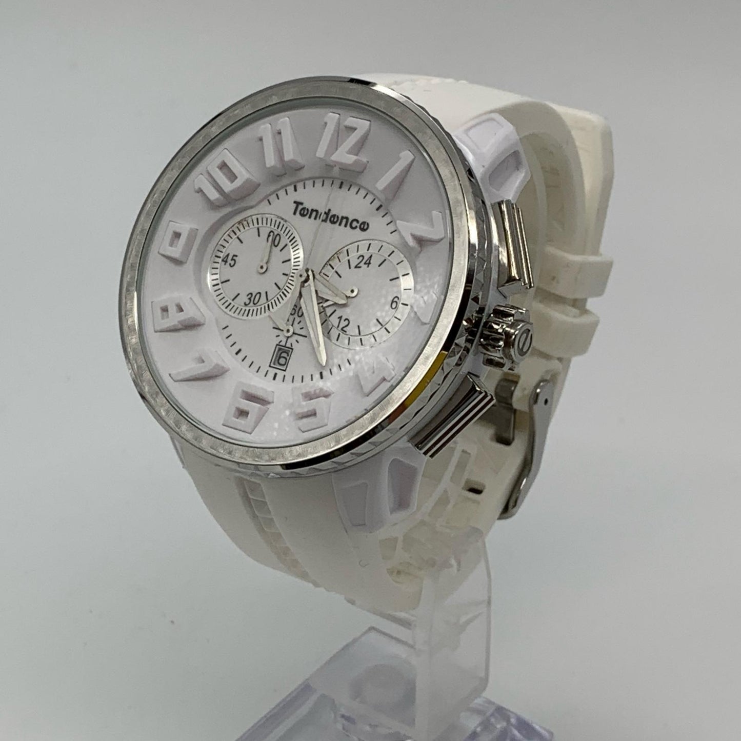 【中古】Tendence | テンデンス GULLIVER ROUND 腕時計 TG036013 アナログクォーツ ホワイト【姫路東店】