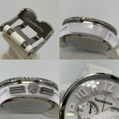 【中古】Tendence | テンデンス GULLIVER ROUND 腕時計 TG036013 アナログクォーツ ホワイト【姫路東店】