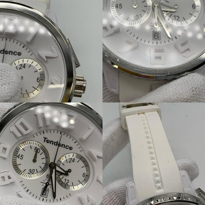 【中古】Tendence | テンデンス GULLIVER ROUND 腕時計 TG036013 アナログクォーツ ホワイト【姫路東店】
