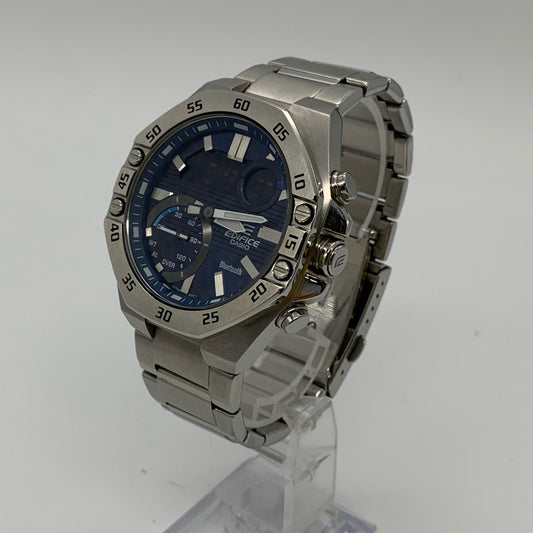 CASIO | カシオ EDIFICE 腕時計 ECB-10YD-2AJF アナデジクォーツ Smartphone Link シルバー【姫路東店】