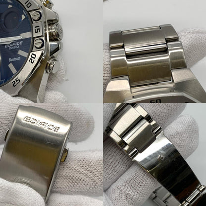 CASIO | カシオ EDIFICE 腕時計 ECB-10YD-2AJF アナデジクォーツ Smartphone Link シルバー【姫路東店】