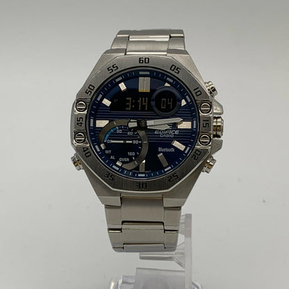 CASIO | カシオ EDIFICE 腕時計 ECB-10YD-2AJF アナデジクォーツ Smartphone Link シルバー【姫路東店】