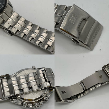 【中古】CASIO | カシオ EDIFICE 腕時計 EFR-501SPJ アナログクォーツ シルバー【姫路東店】