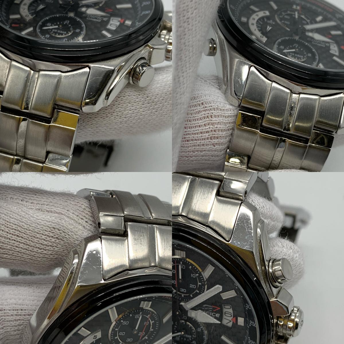 【中古】CASIO | カシオ EDIFICE 腕時計 EFR-501SPJ アナログクォーツ シルバー【姫路東店】